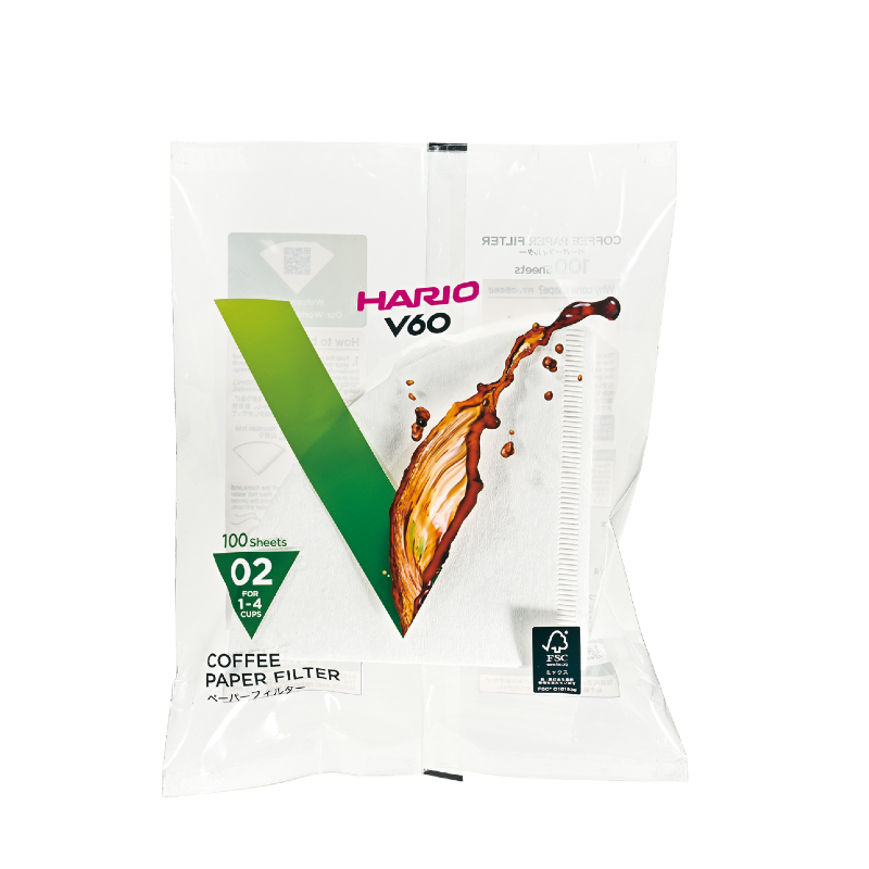 Hario V60 02 Dripper Filtresi (100 adet) VCF-02-100W